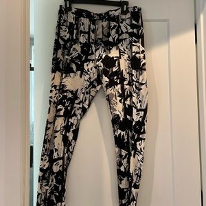 Topshop patterned pencil trousers